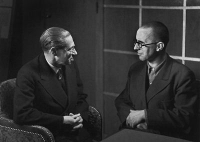 Fred Stein - Lion Feuchtwanger and Berchtold Brecht