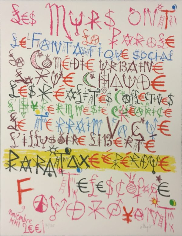 Villeglé – Les murs ont la parole