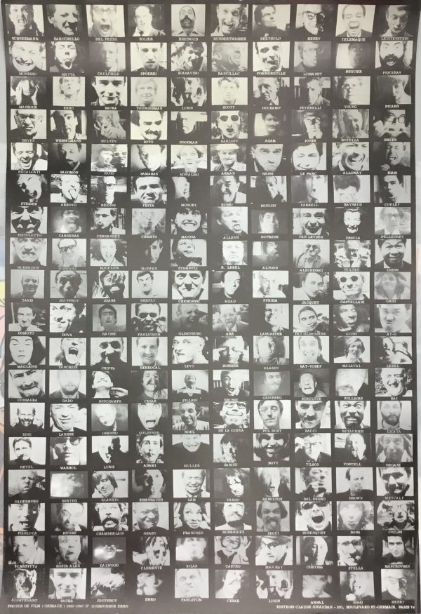 Erró – Affiche du film Grimace (1964-1967)