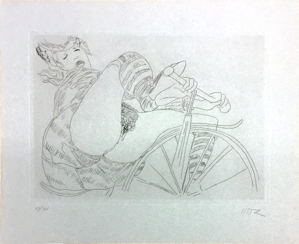 Man Ray  – Fille à la Bicyclette