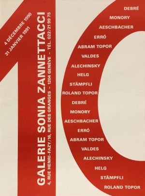 10 : affiche exposition 1990