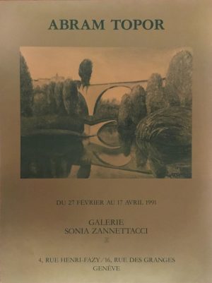 Abram Topor : affiche exposition 1991
