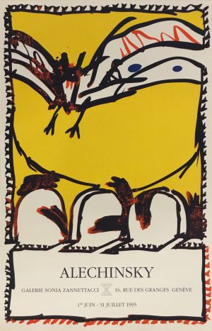 Alechinsky : affiche exposition 1995