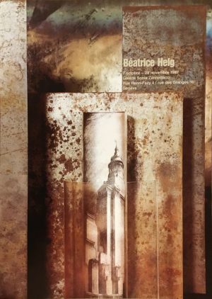Béatrice Helg : affiche exposition 1987