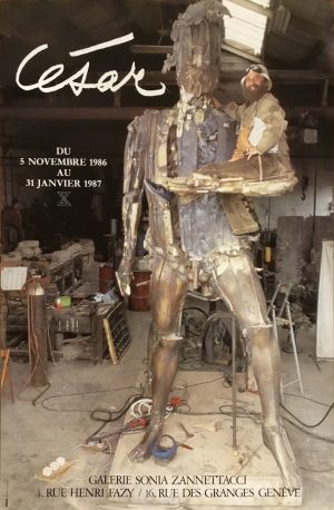 César : affiche exposition 1986