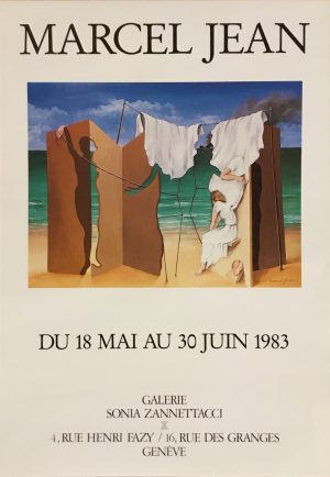 Marcel Jean : affiche exposition 1983