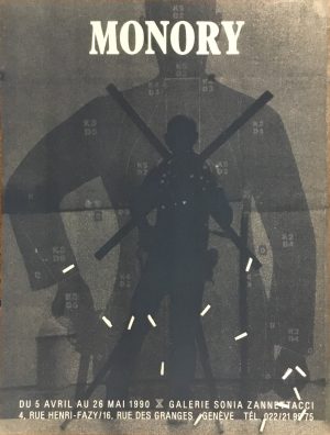 Monory : affiche exposition 1990